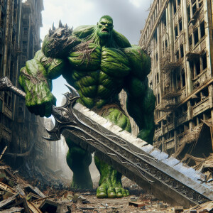 It's Good To Be Bad Series: Hulk

create a wide view hyper-reali...