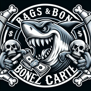 Create an extraordinarily detailed and sharp, circular logo that...