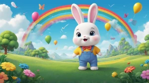 Create a vibrant and adorable YouTube channel banner for a toddl...