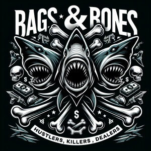 That sounds like an intense and dynamic logo concept! Here's how...