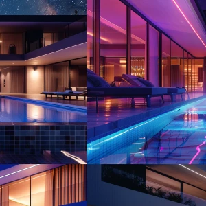 Ultra photo-realistic high-end DSLR close-up of a luxurious mode...