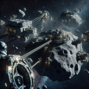 Asteroid mining and drilling resources