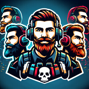 Design a logo for a Twitch channel hosted by three Hispanic brot...