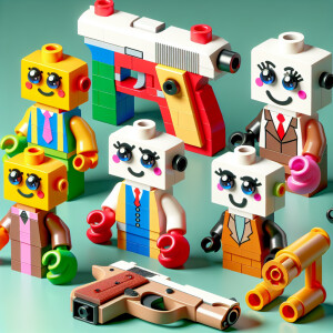 Anthropomorphic pistols