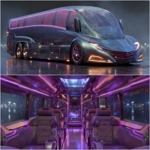 imagine prompt: Futuristic cyberpunk vehicle, Corvette speed mee...