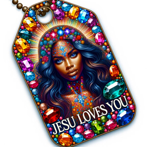 Design a tag that encapsulates a beautiful, colorful depiction o...