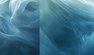 An expansive, ethereal landscape representing consciousness as a...