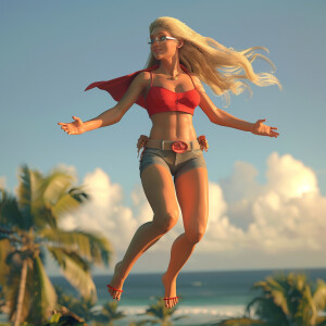 Produce an ultra high-resolution 3D animated transformation of a...