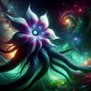 A digital masterpiece comes to life, revealing a surreal creatur...