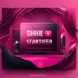 pink banner for YouTube channel with the inscription sofiya k
