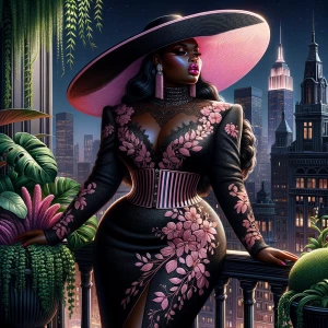 FULL BODY VIEW: A 4K glossy oil painting of a beautiful regal pl...