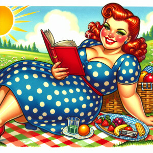 Duane Bryers Vintage Hilda Plus Size Girl