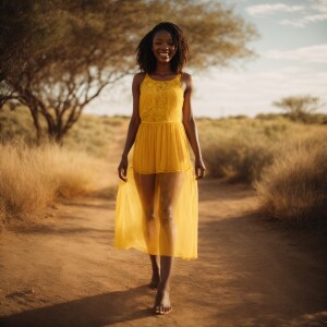 beautiful slender South African girl, 25 years old, wearing a tr...