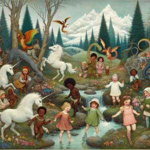 | 81. | Whimsical                  | Playful mixed ethnicity chi...