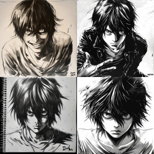 Create Light Yagami from DEATH NOTE by Tsugumi Ohba and Takeshi...