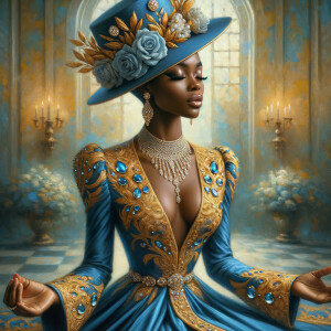 Craft an illustration that evokes spirituality and a profound co...