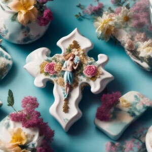 Porcelain cross