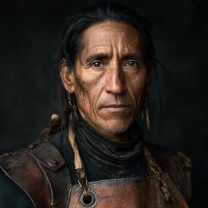 55 year old Native American Elf man that is 6’0” and weights 175...