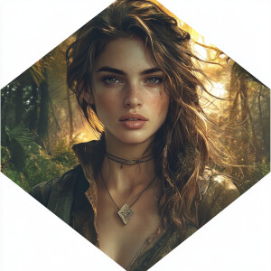 Subject]: A young female adventurer with ultra-realistic feature...