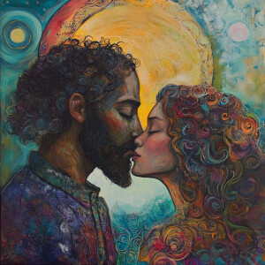 Image of god in love