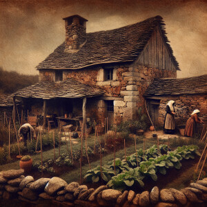 a wrinkled old 1800 photograph.
The environment is an isolated c...