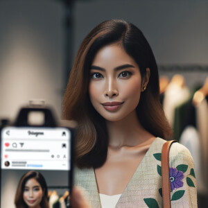 Create a depiction of an authentic and relatable Indian woman wi...