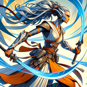Ahsoka tano from Star Wars comic book art