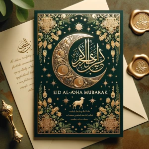 Best greeting card for Eid adha Mubarak