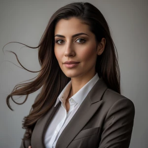 Photography, photo for resume, a Middle Eastern woman in busines...