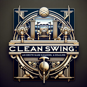 Design a luxurious logo for Clean Swing, a company offering on-s...
