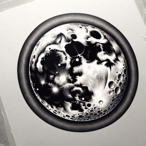 A picture of the half moon