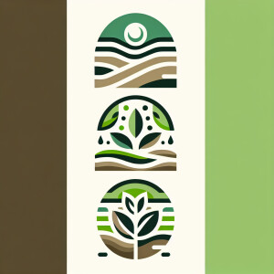 Design a logo for Earthwise, a brand specializing in sustainable...