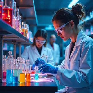 In the heart of the bustling metropolis, a buzzing genetic modif...