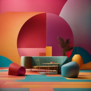 There is an area of H 400 w 1200
Place a triangle, square and c...