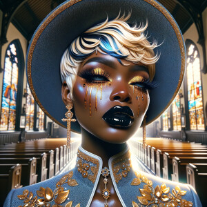 Full image view ultra realistic psychedelic airbrush glossy oil...