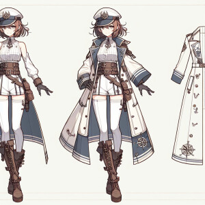 One piece inspired female outfit