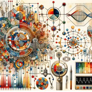 The golden ratio, Minimalist art Circuit, boards, circuitry, dia...