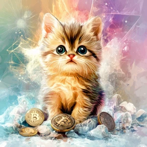 Generate a fabulous, small and cute animal personifying wealth a...