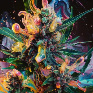 Hyperrealistic digital painting, Joe Madureira and Invader Zim s...