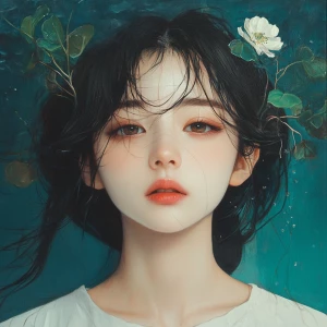 우주복을 입은 로봇. 등에 가방을 메고있음