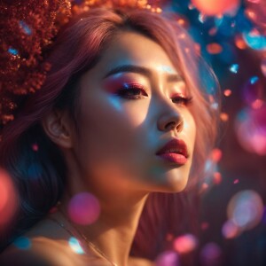 (8k, RAW photo, photorealistic:1.25) ,( lipgloss, eyelashes, glo...