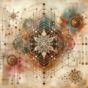 The golden ratio, Minimalist art Circuit, boards, circuitry, dia...