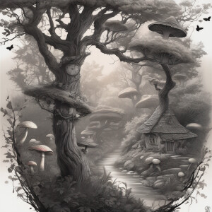 Armed like a layout for a tattoo on an arm sleeve of Alice falli...