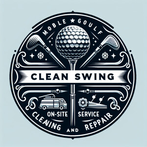 Design a sophisticated and modern logo for 'Clean Swing Mobile G...