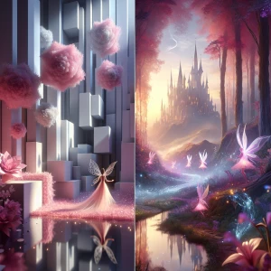 Создайте изображение в сказочном, фентезийном стиле: молодая дев...