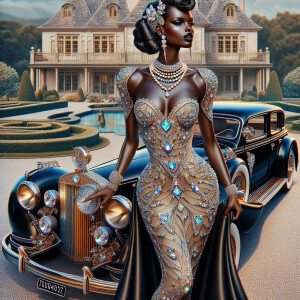 Create a vibrant, 3-D realistic illustration of an light skin, H...