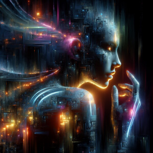 A mysteriously captivating figure, the digital nomad gazes beyon...