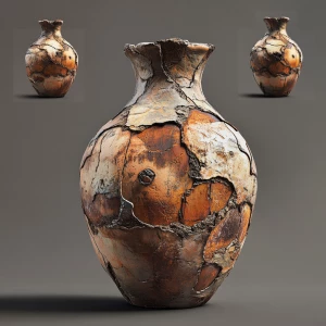 Create a visual representation of an object using an artistic ag...