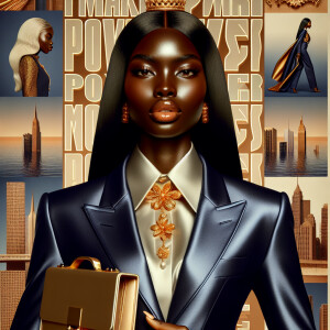 Compose a powerful glamourous high polished glistening skin, glo...