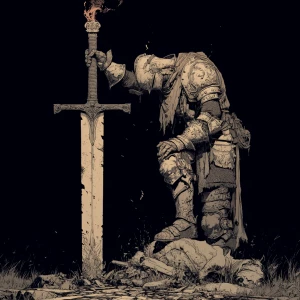 Create a dark fantasy art piece hyperealisric in the style of Fr...